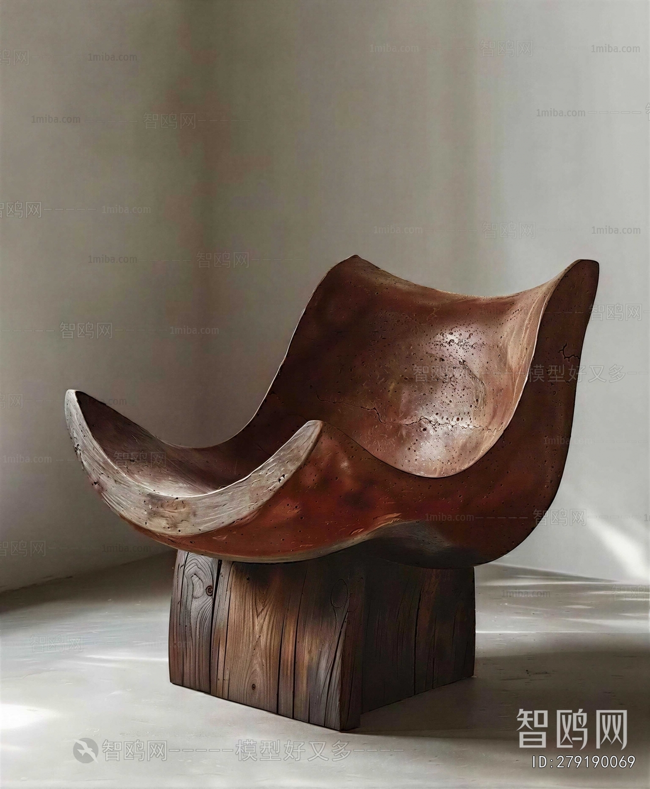 Wabi-sabi Style Lounge Chair