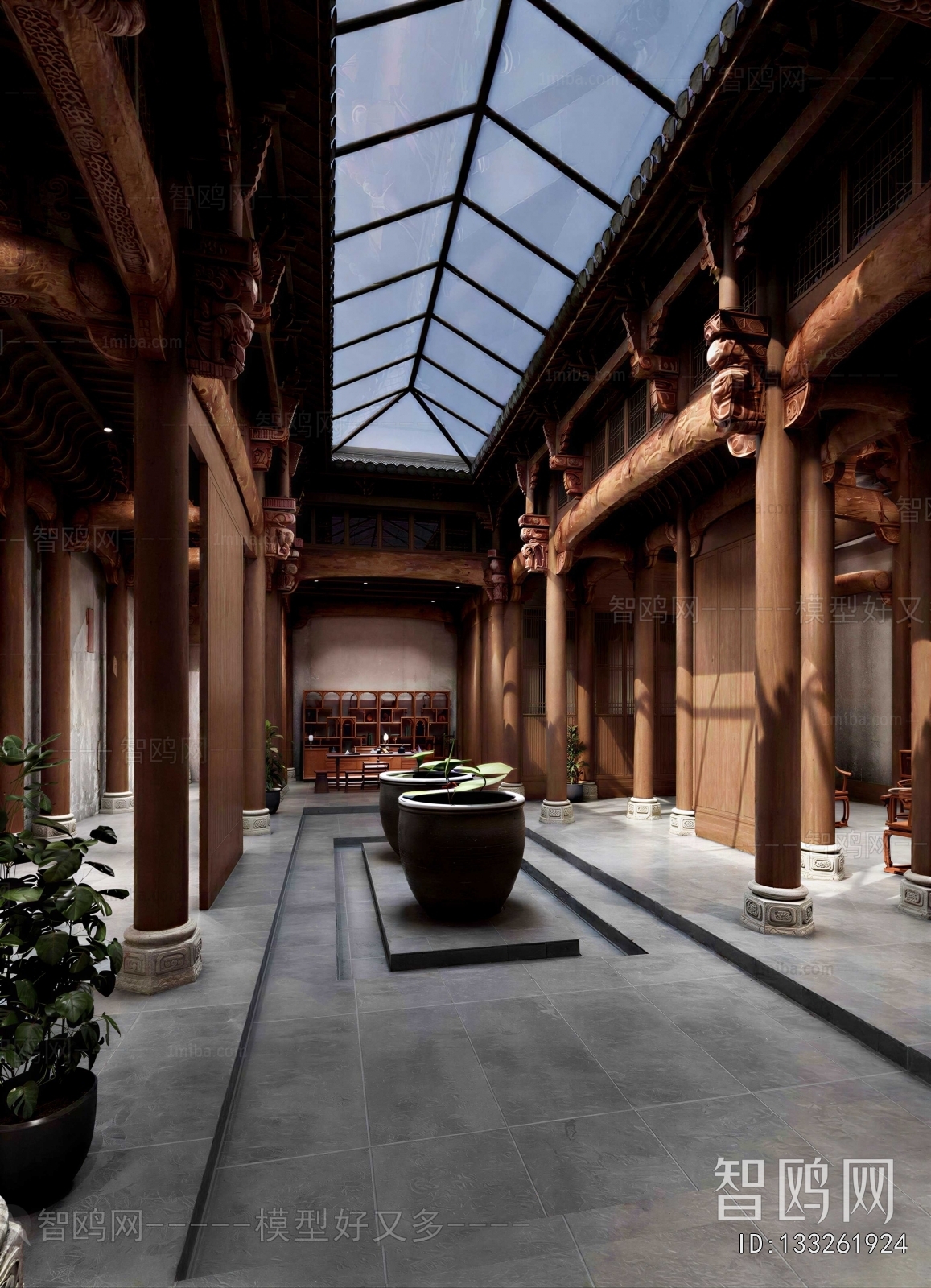 Chinese Style Courtyard/landscape