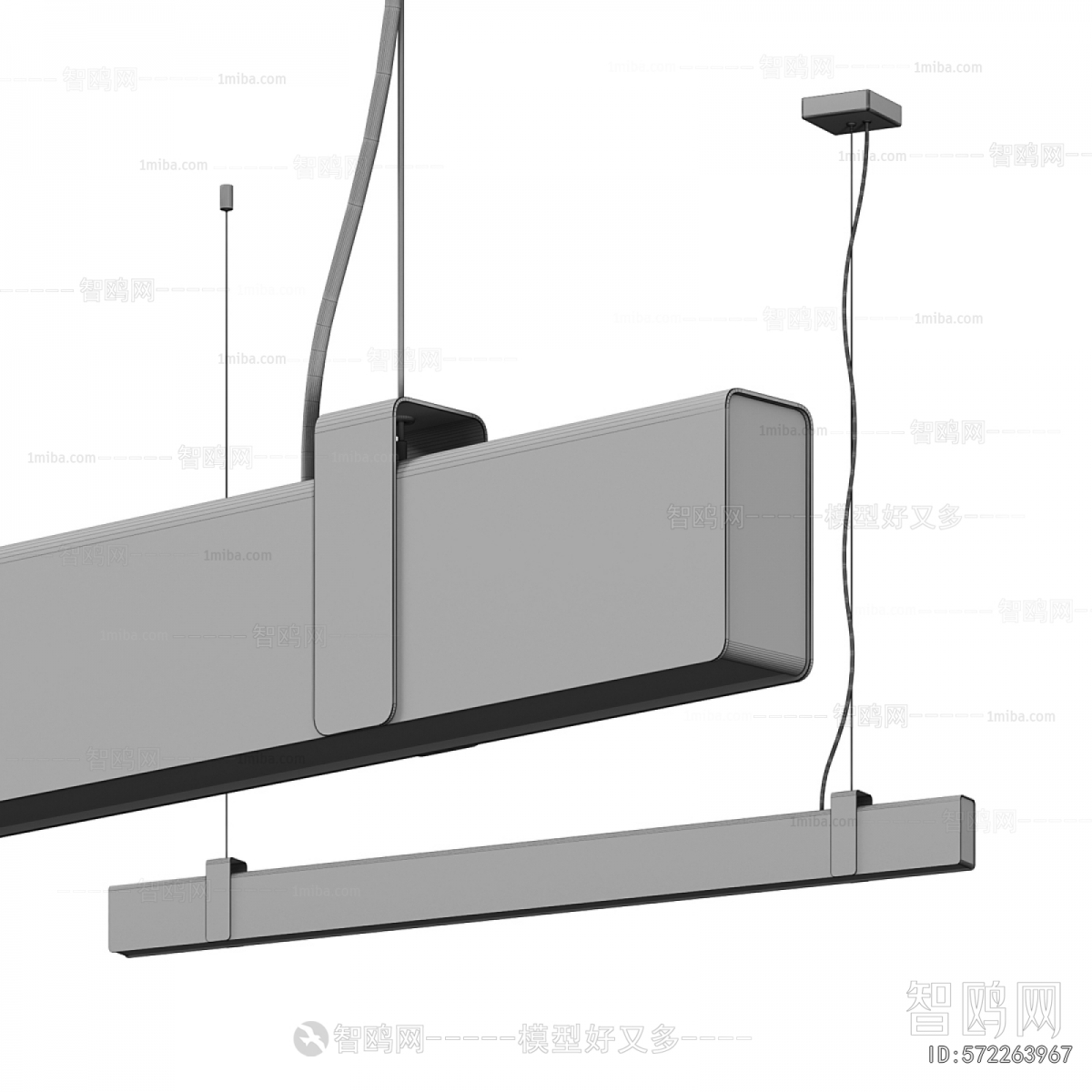 Modern Long Chandelier