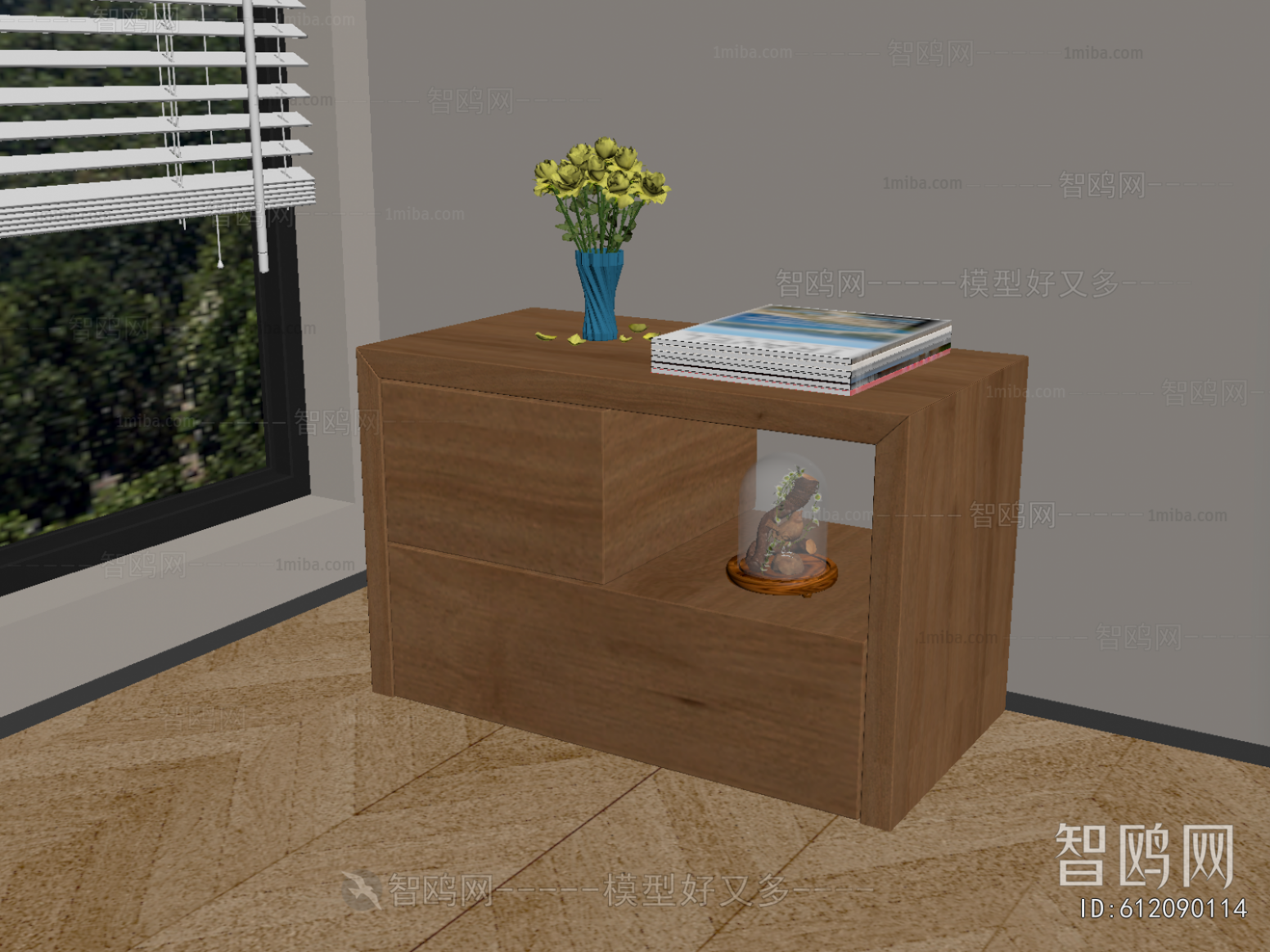 Modern Bedside Cupboard