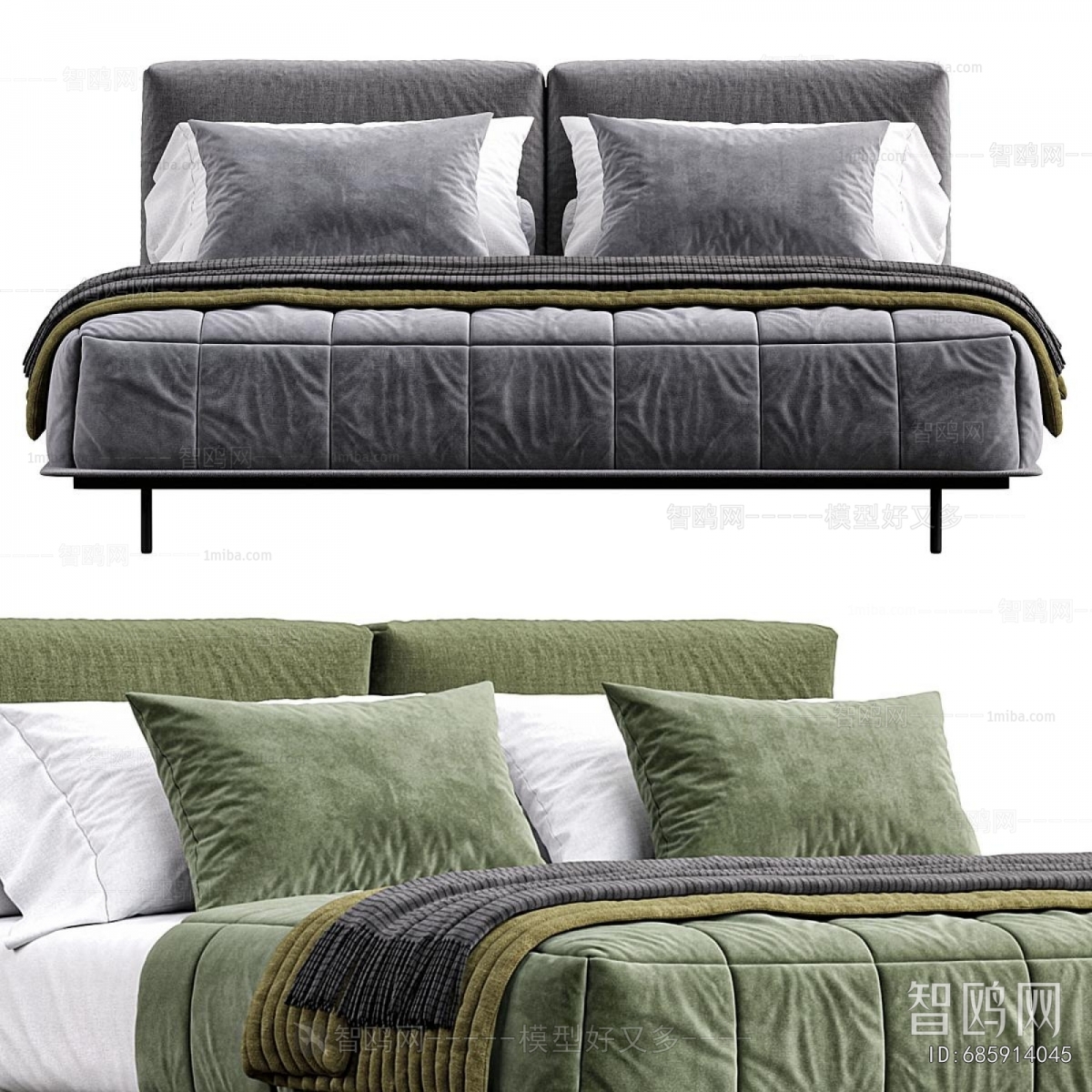 Modern Double Bed