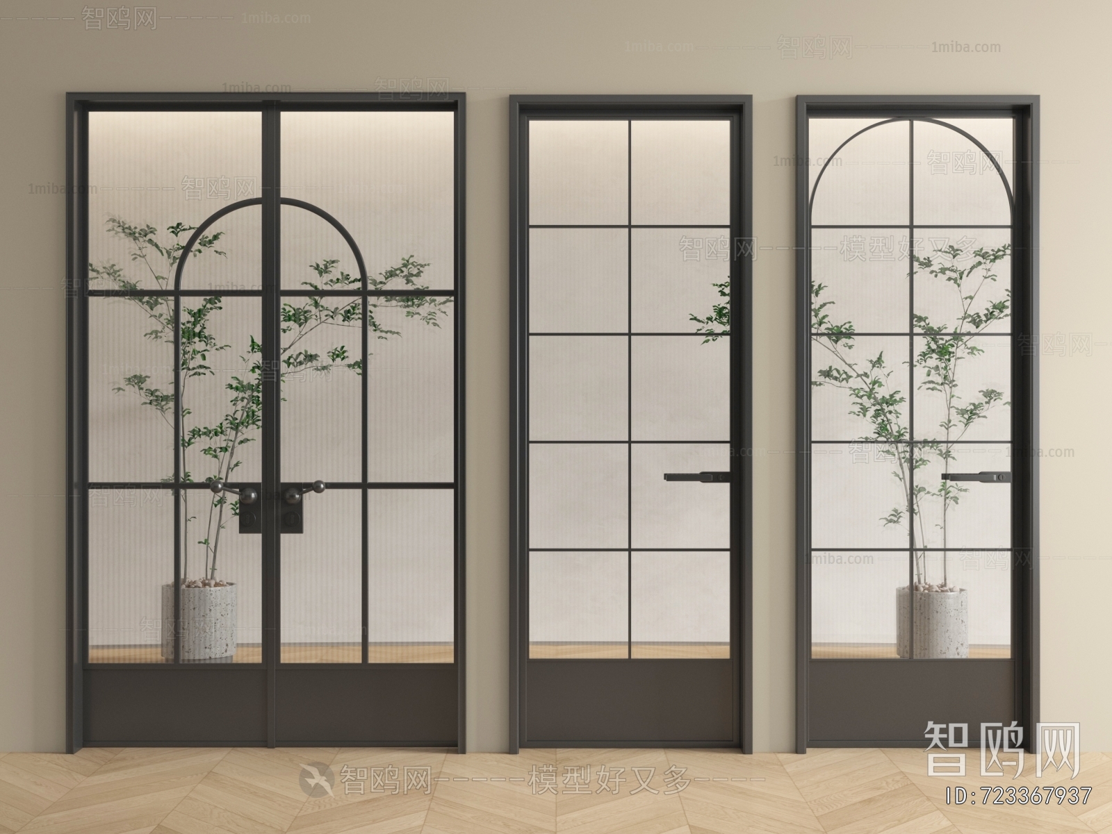 French Style Single Door