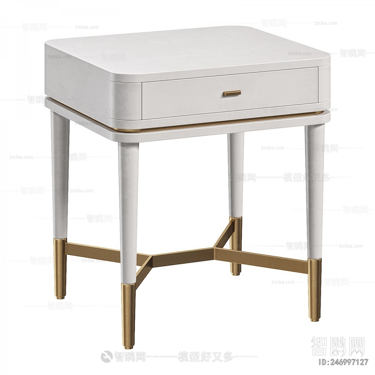 New Chinese Style Bedside Cupboard