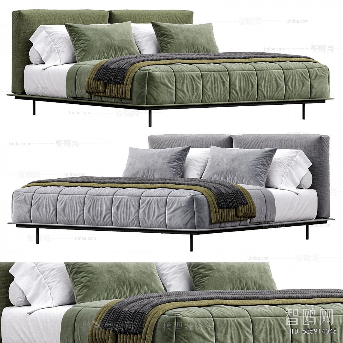 Modern Double Bed