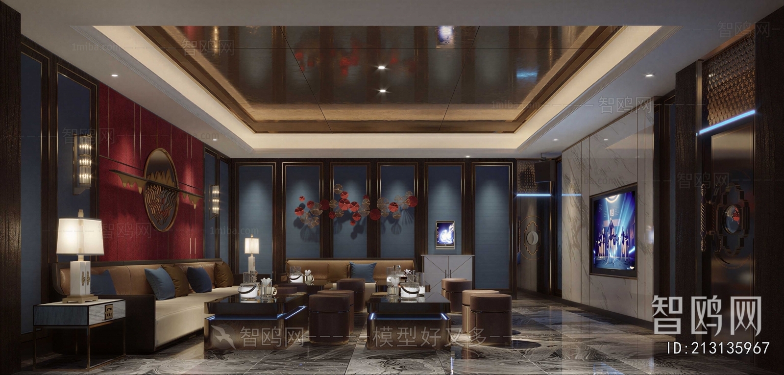 New Chinese Style KTV Box