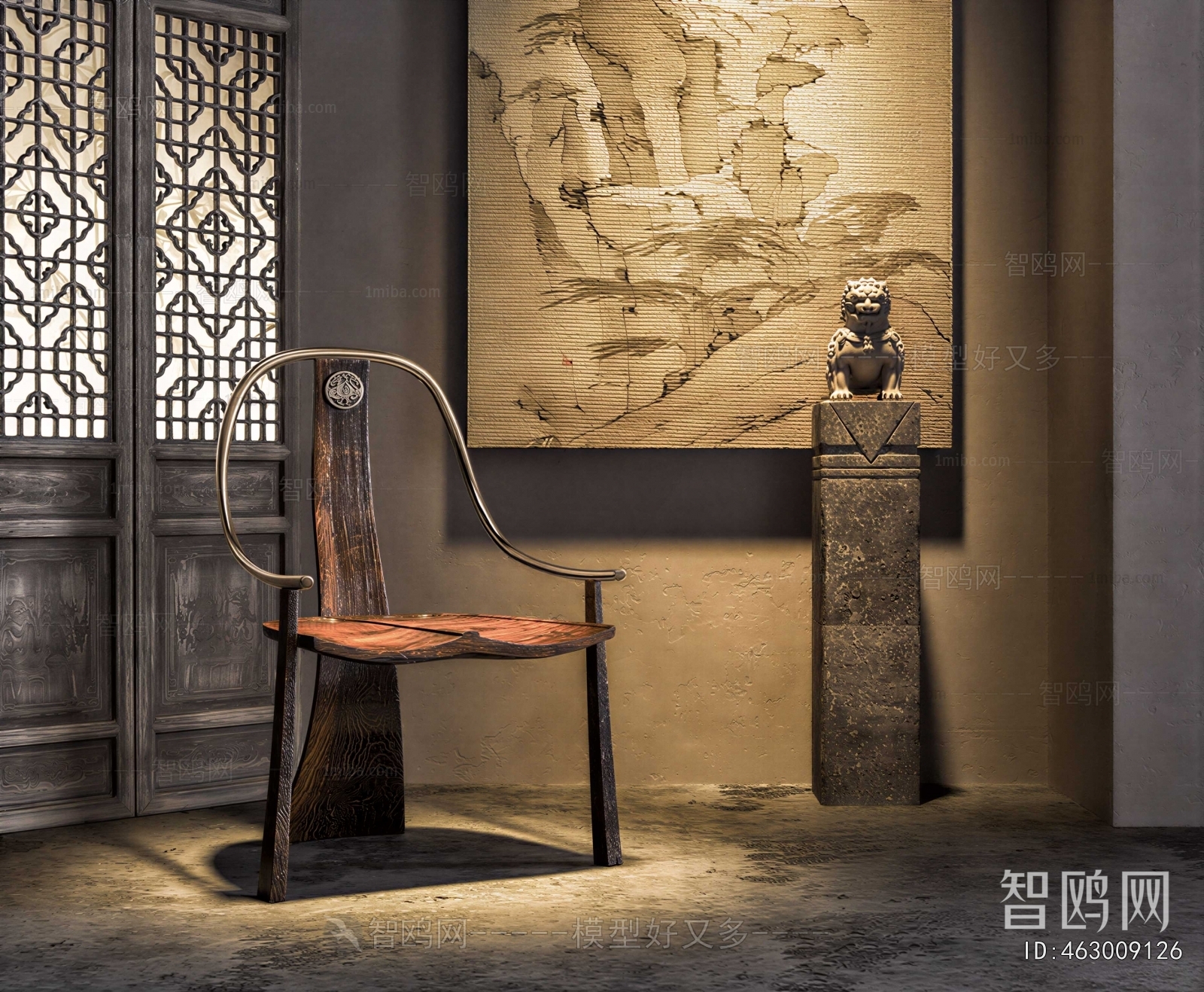 New Chinese Style Lounge Chair