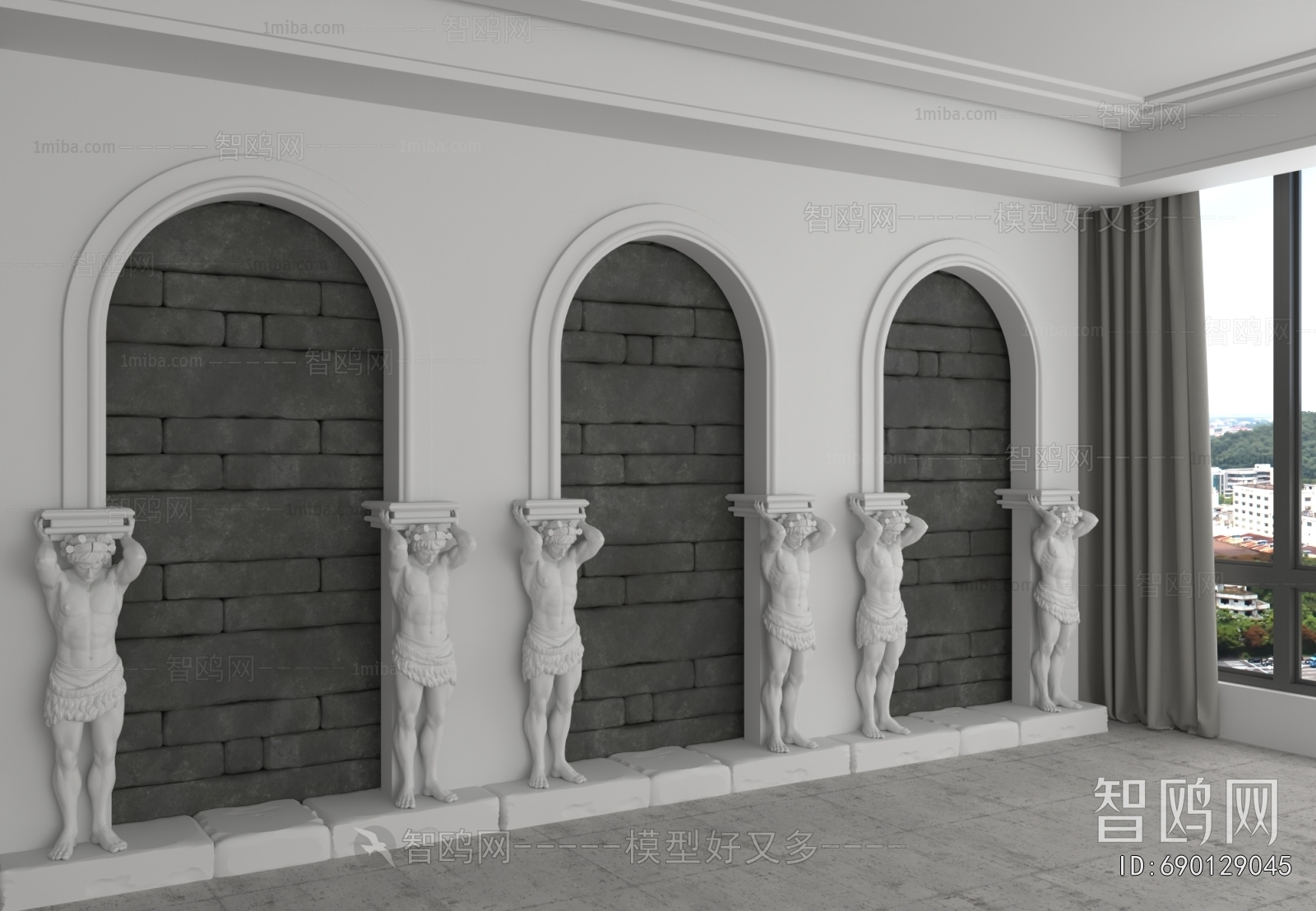 European Style TV Wall