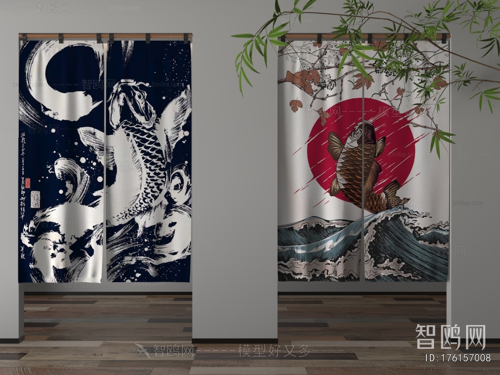 Japanese Style Door Curtain
