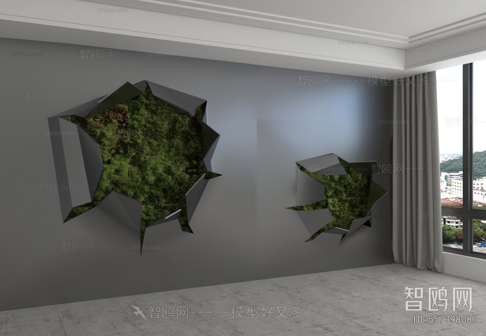 Industrial Style TV Wall