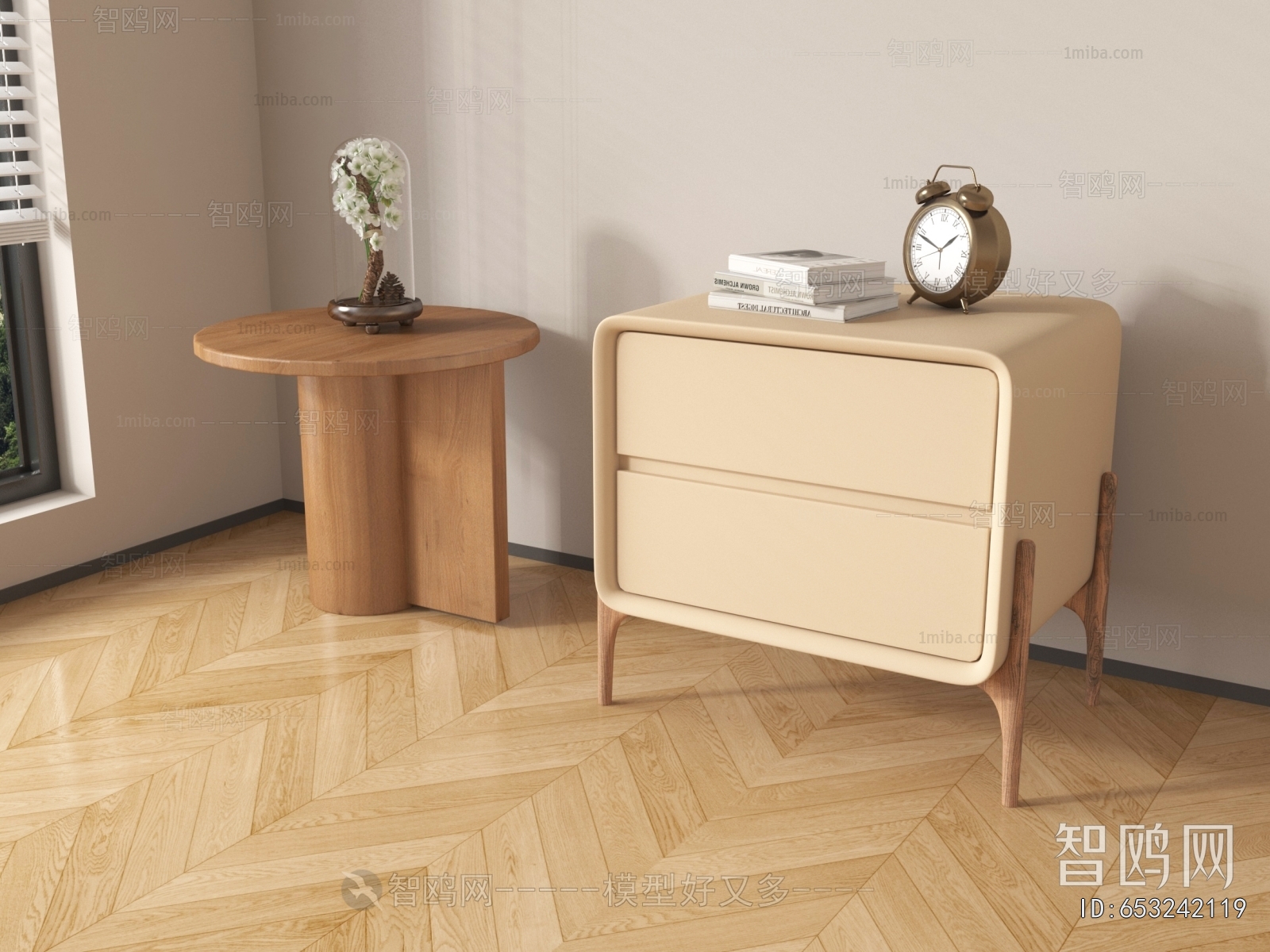 Modern Bedside Cupboard