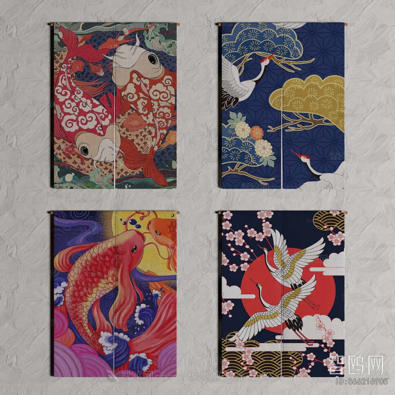 New Chinese Style Door Curtain