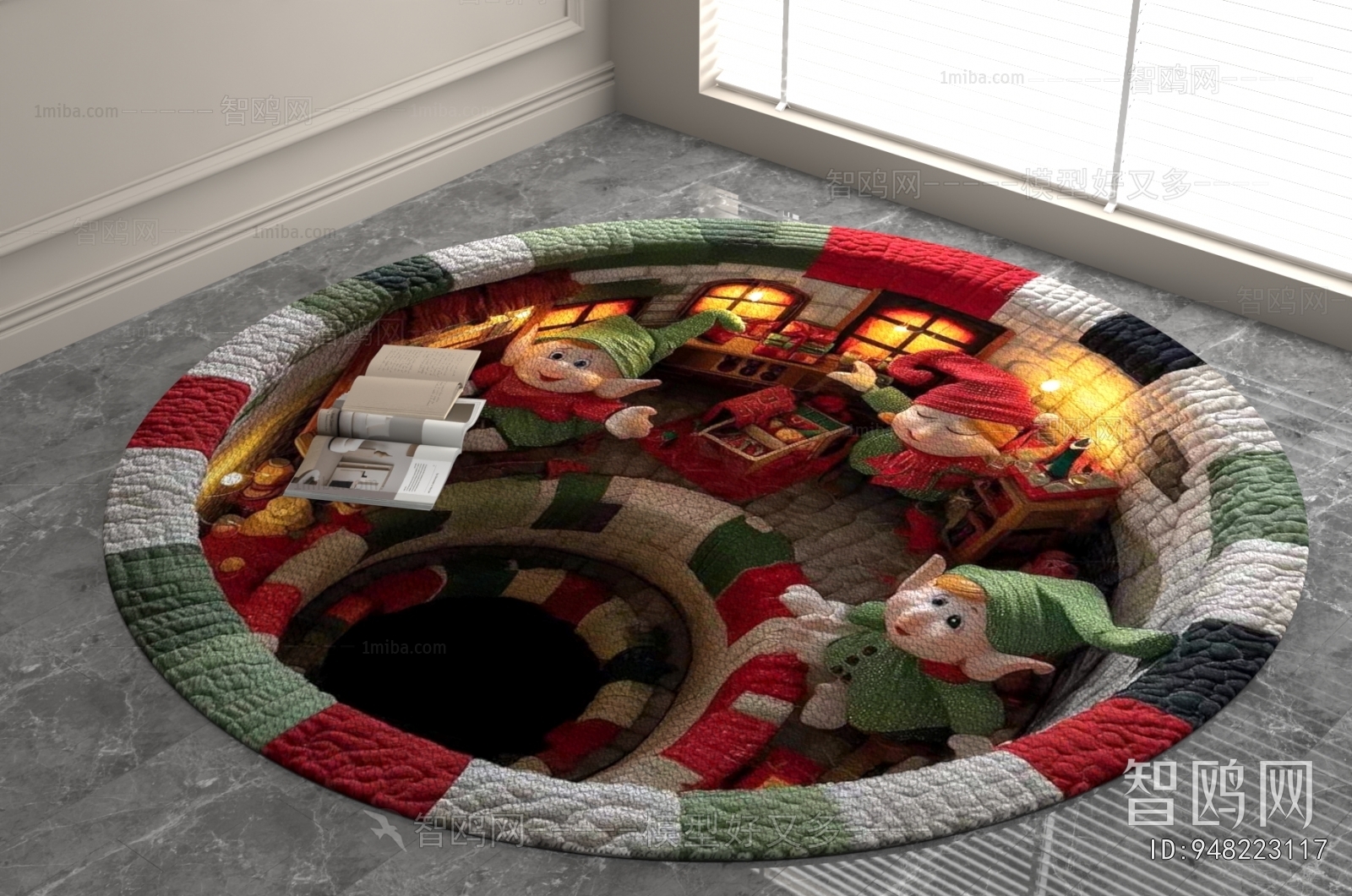 Modern Circular Carpet
