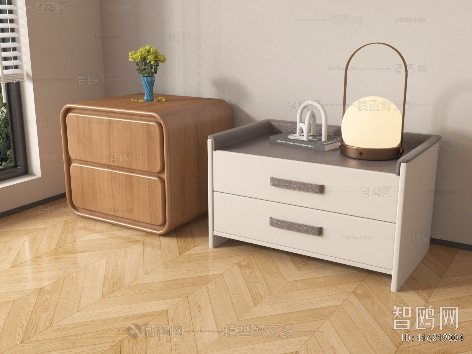 Modern Bedside Cupboard