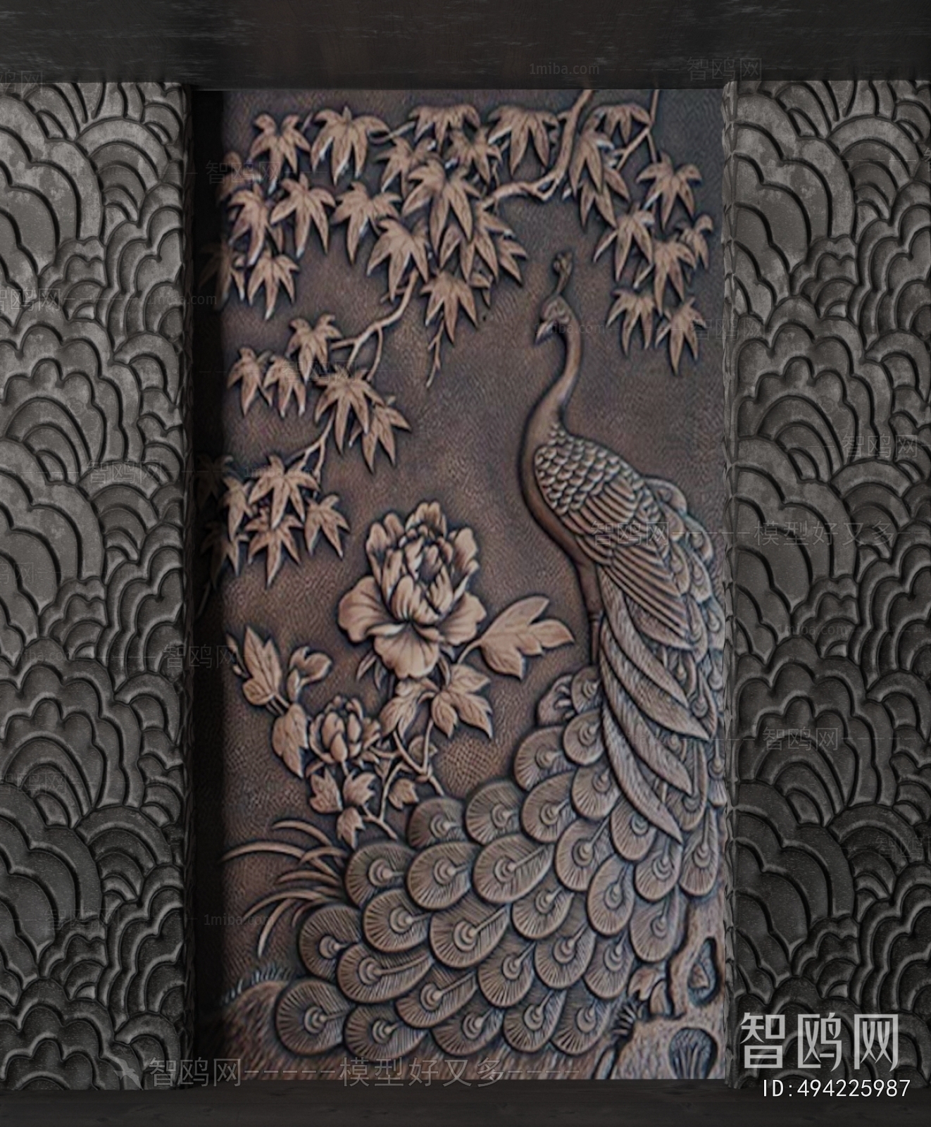 New Chinese Style TV Wall