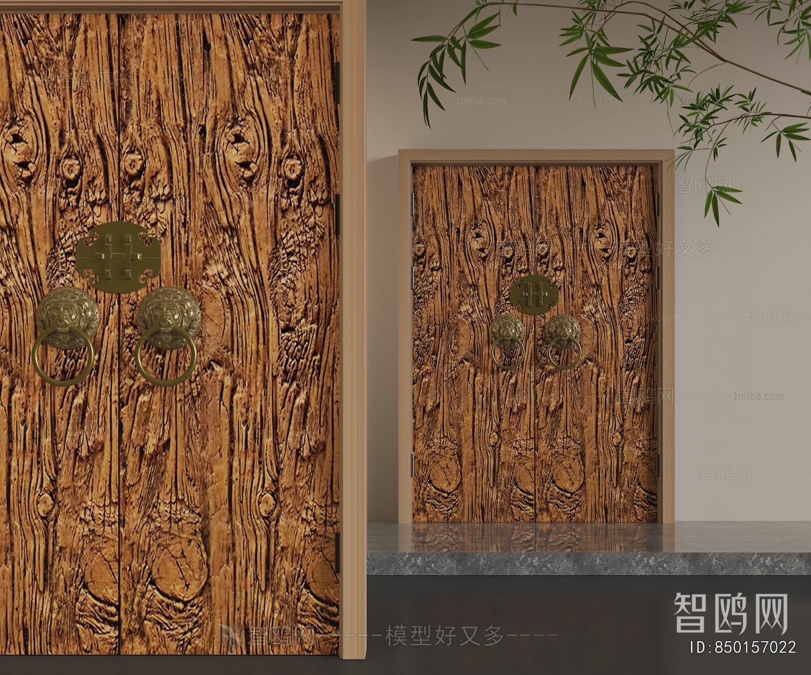 Chinese Style Double Door