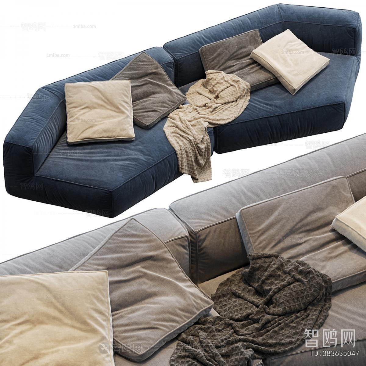 Modern Multi Person Sofa