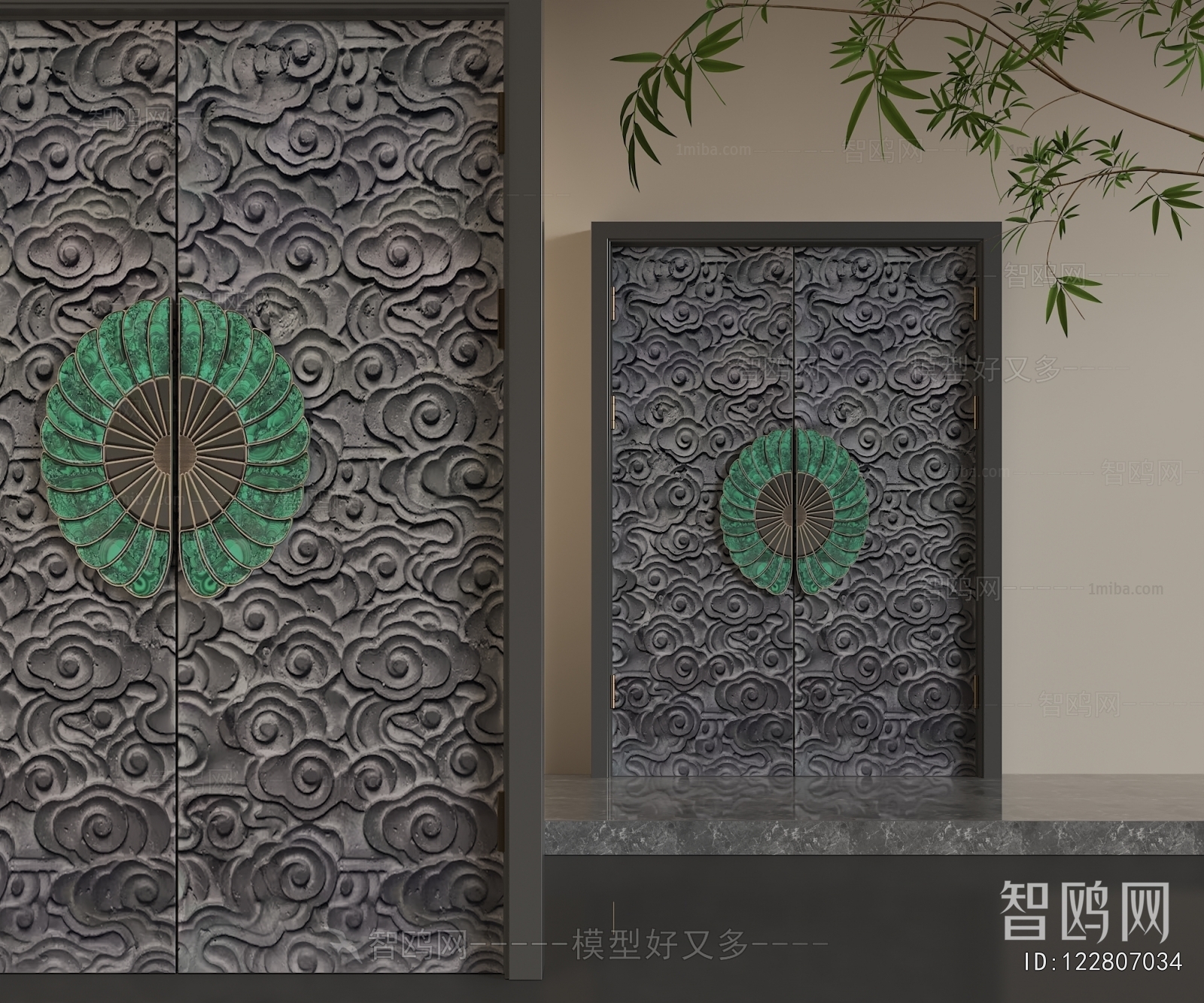 Chinese Style Double Door