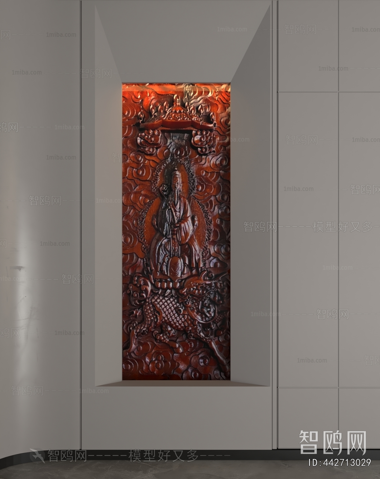 New Chinese Style TV Wall