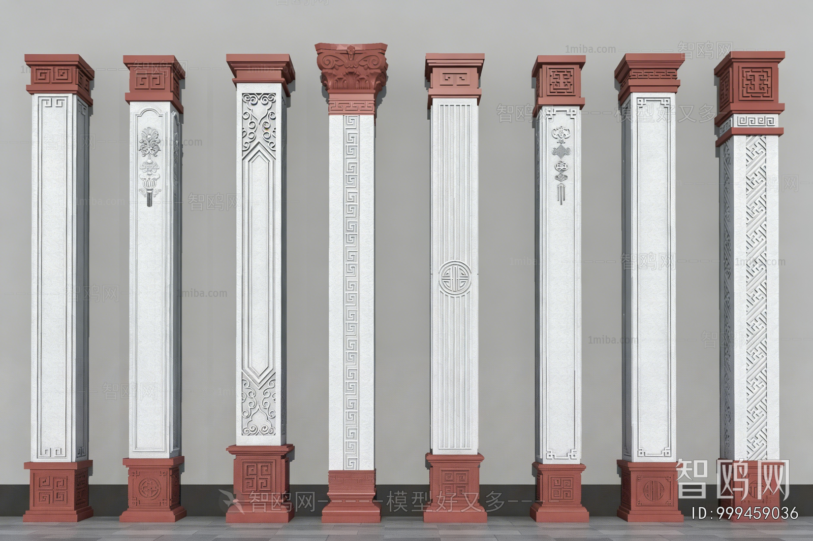 New Chinese Style Column