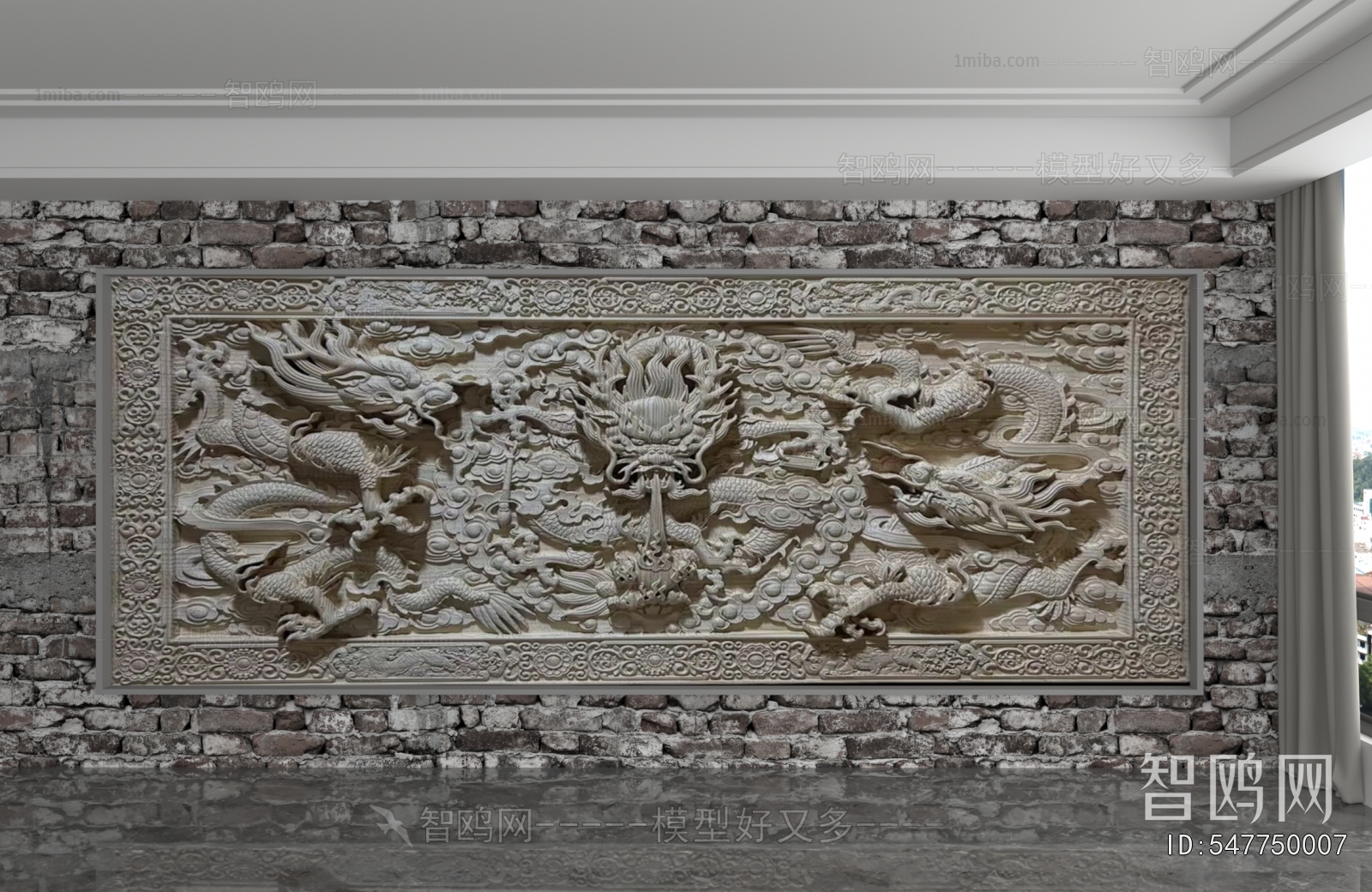 New Chinese Style TV Wall