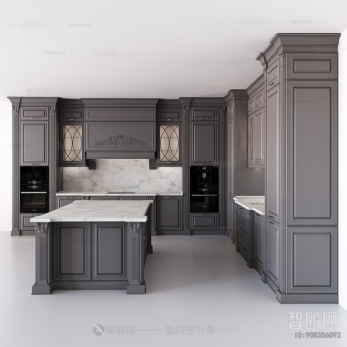 European Style Kitchen Cabinet