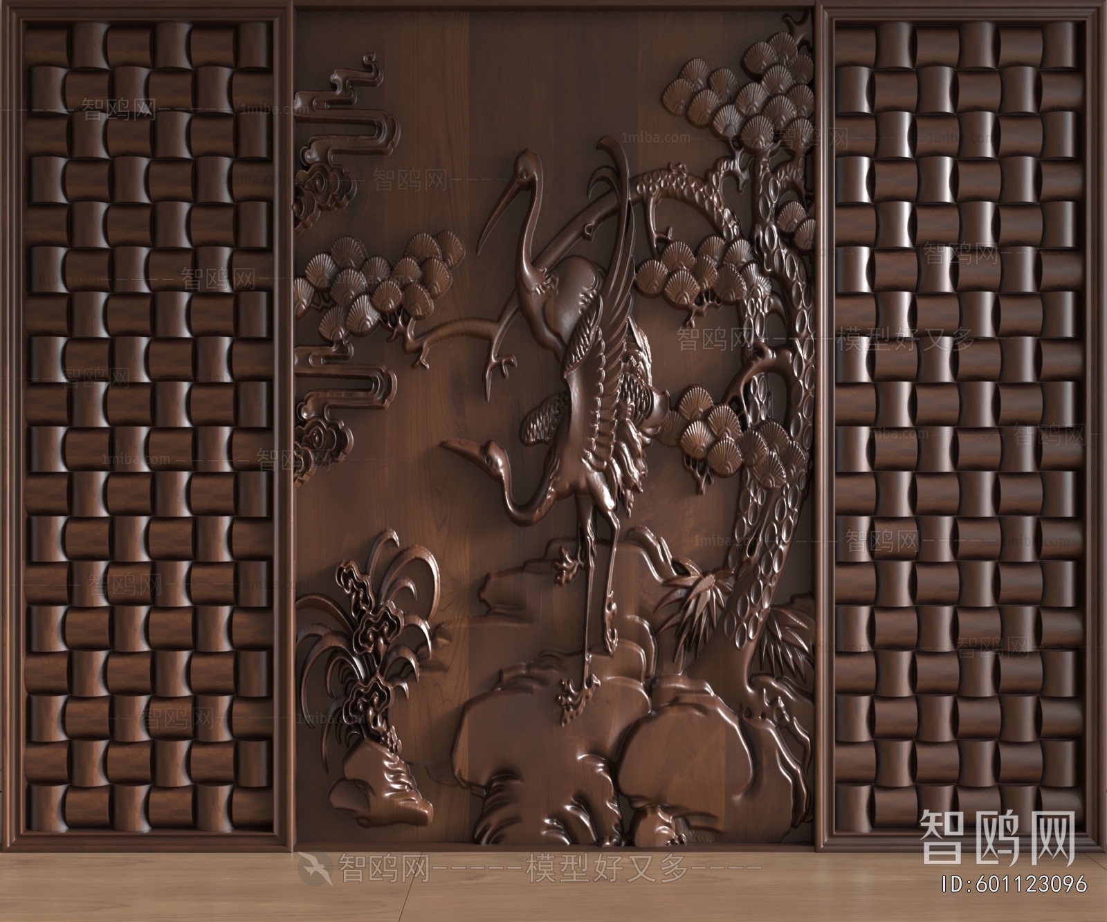 New Chinese Style TV Wall