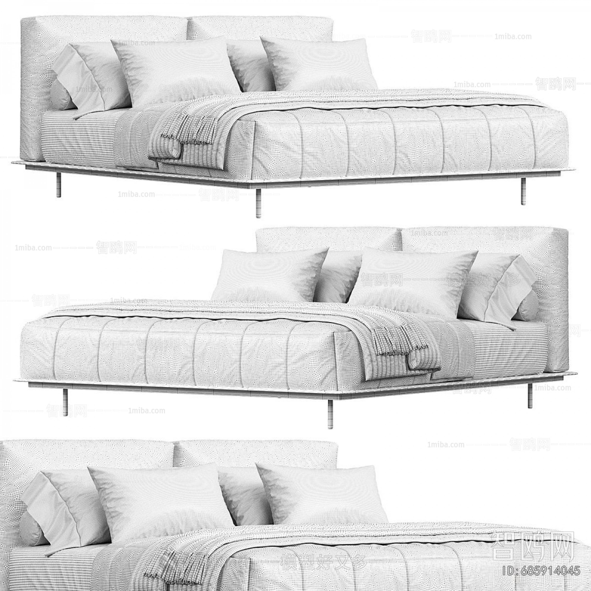 Modern Double Bed