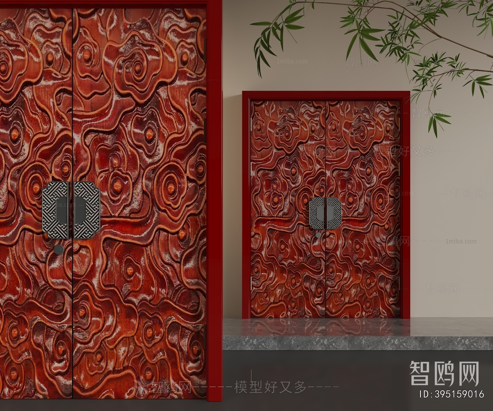 Chinese Style Double Door