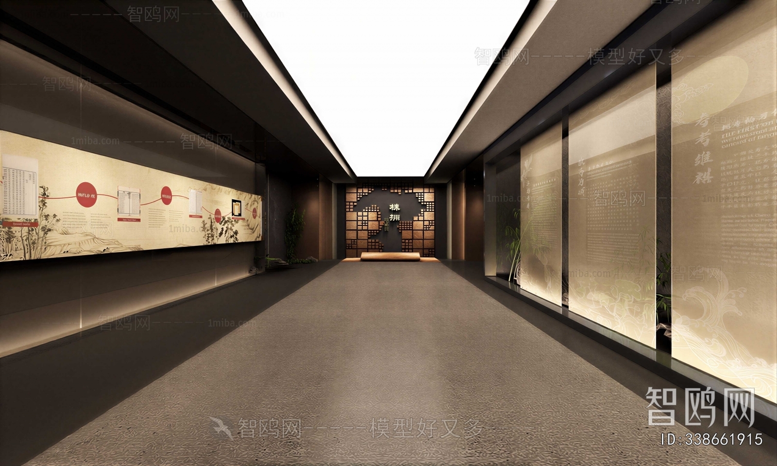 New Chinese Style Exhibition Hall