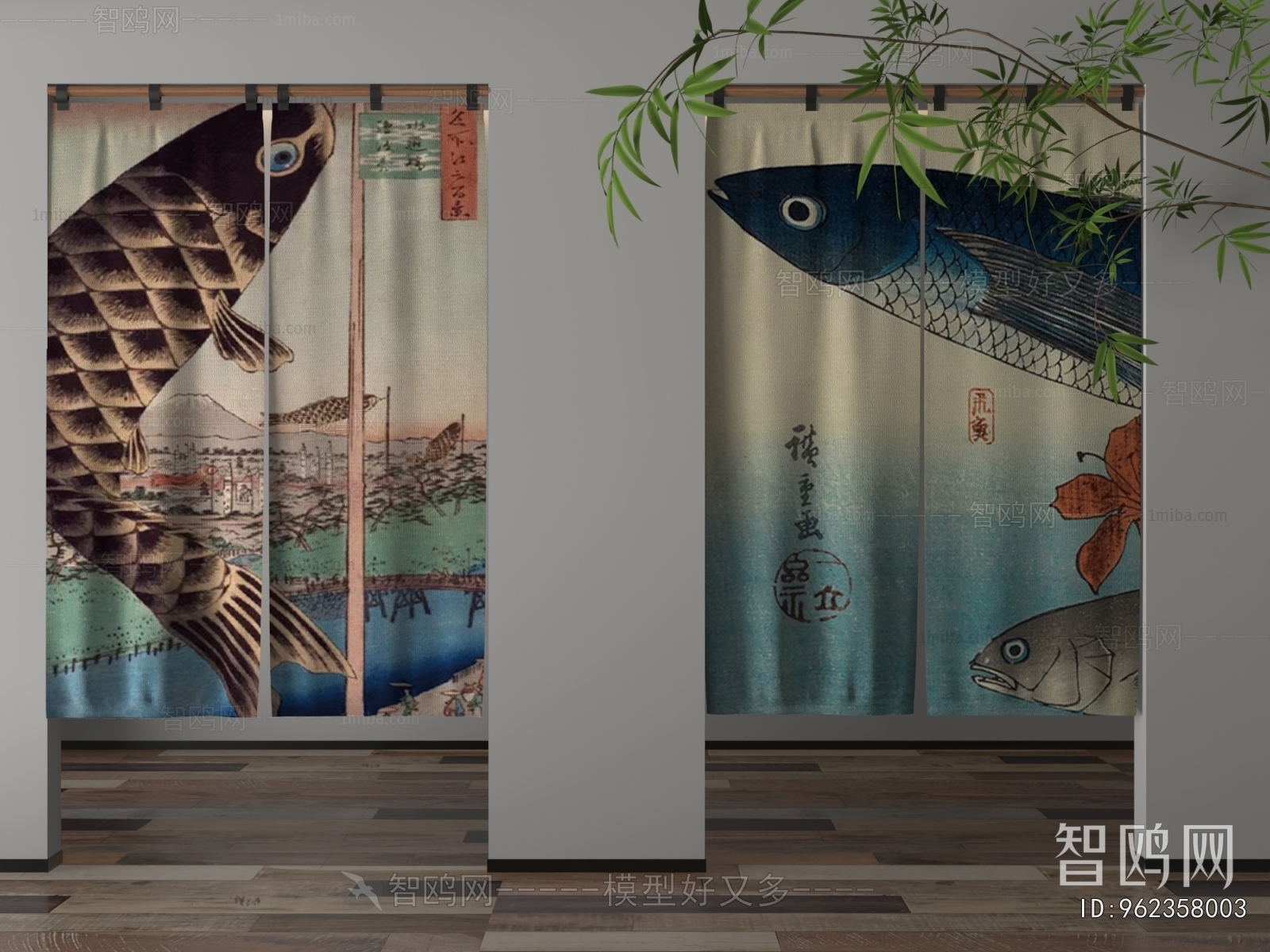 Japanese Style Door Curtain
