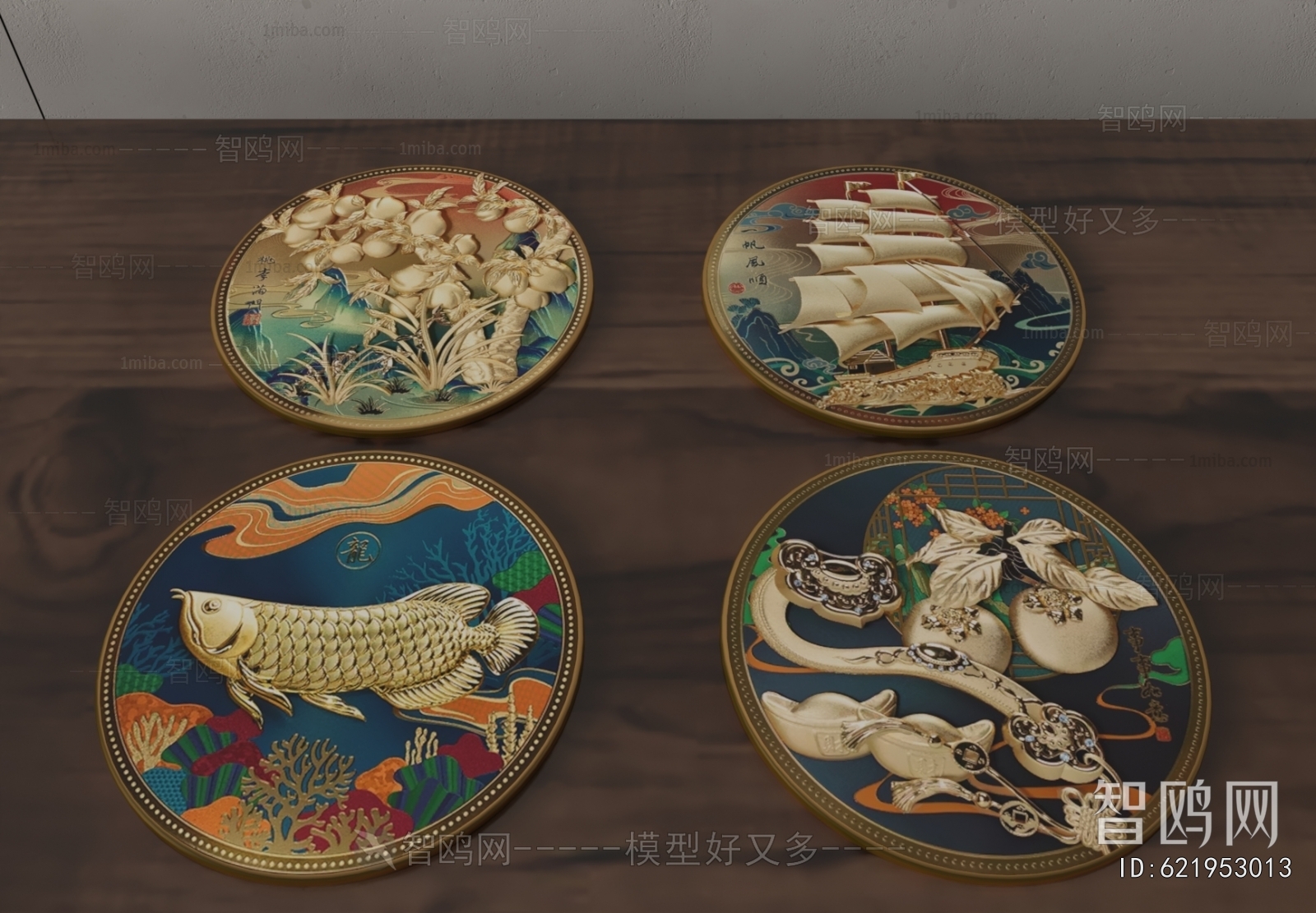 New Chinese Style Decorative Set