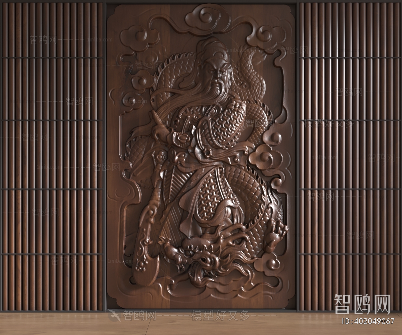 New Chinese Style TV Wall