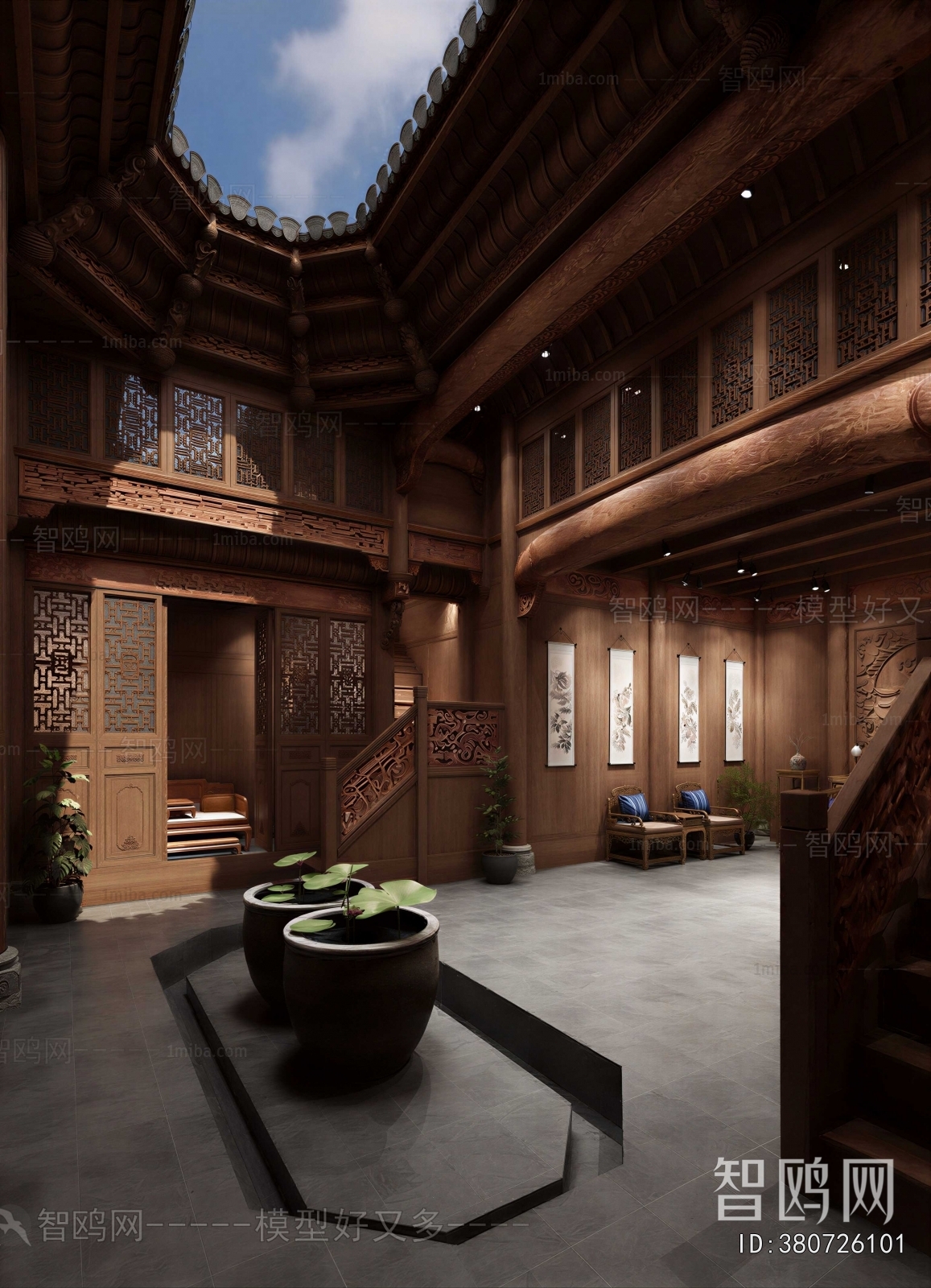 Chinese Style Courtyard/landscape