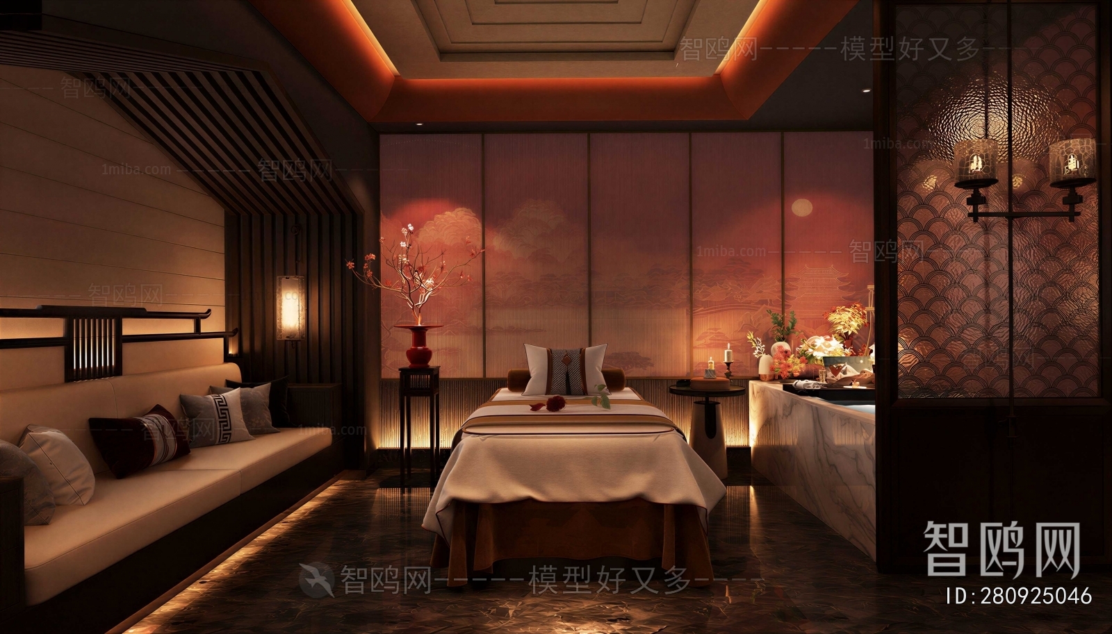 New Chinese Style Beauty Salon