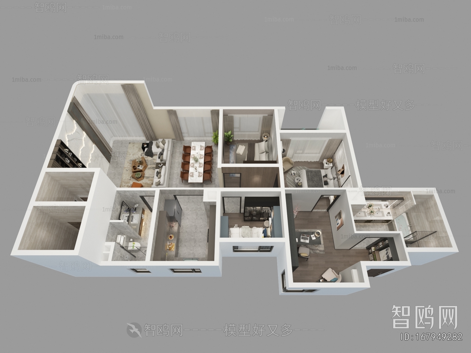 Modern A Bird's-eye View Of Home Decoration