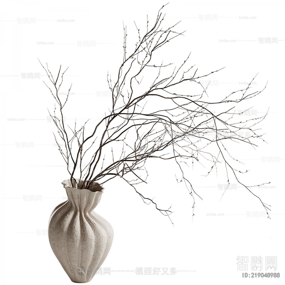 Modern Dried Branch