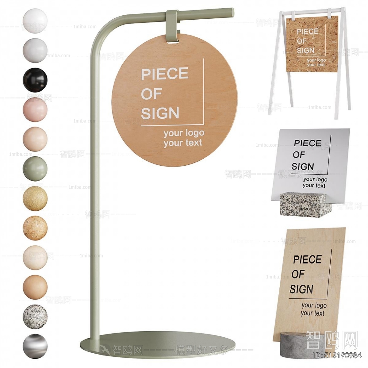 Modern Guide Board/bulletin Board