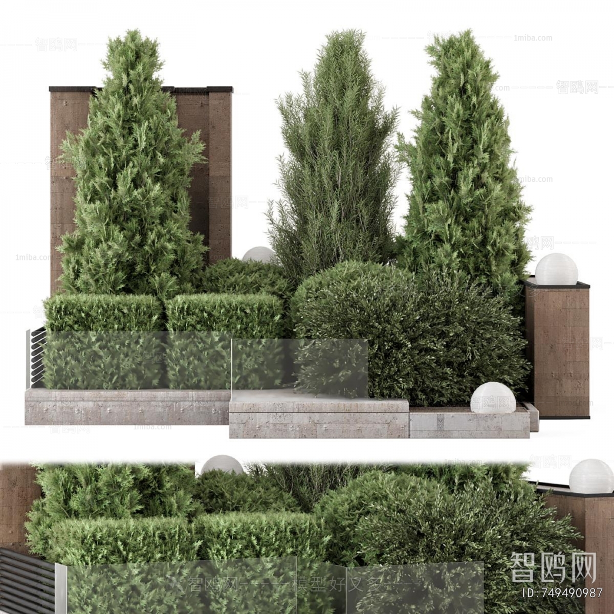 Modern Shrubbery