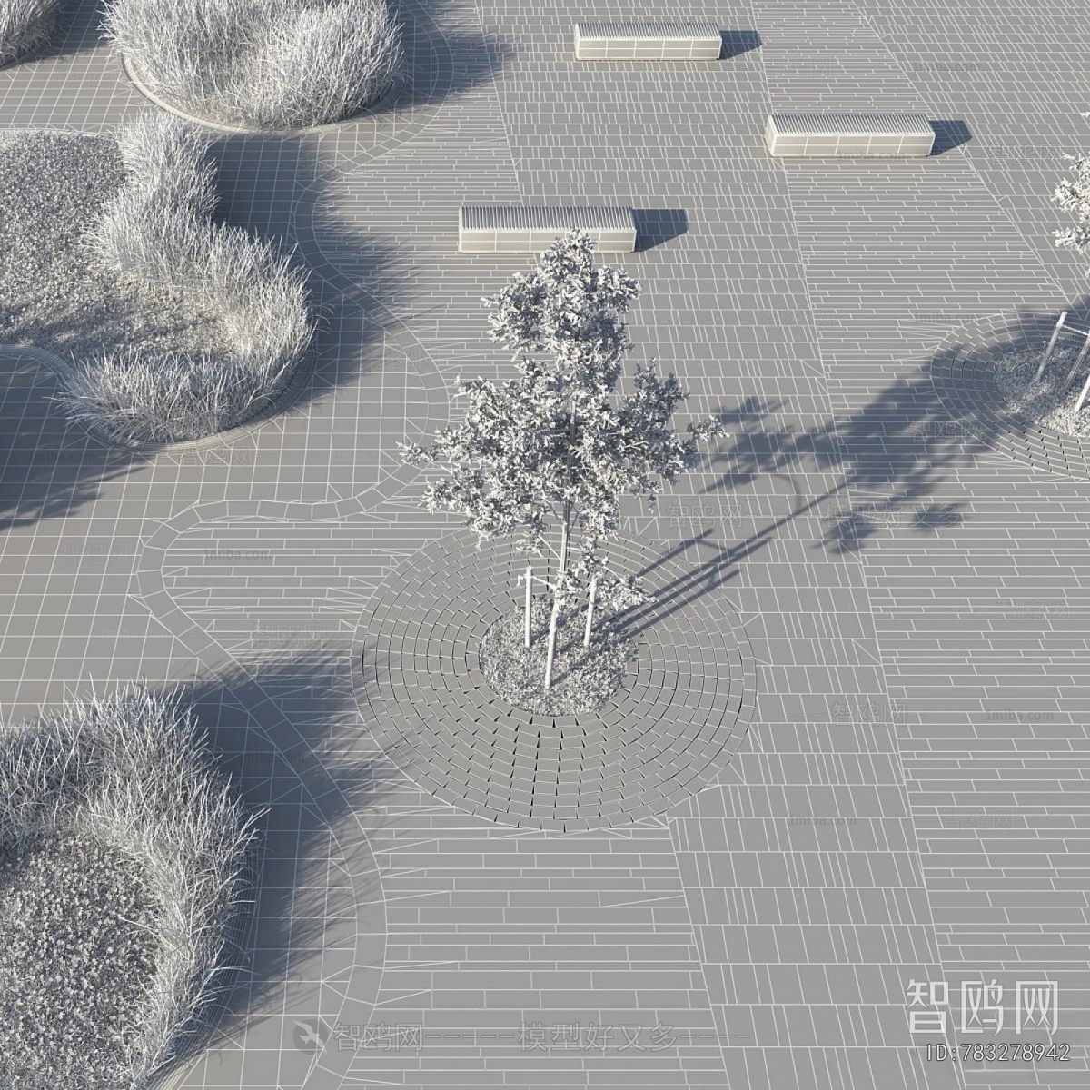 Modern Park Landscape