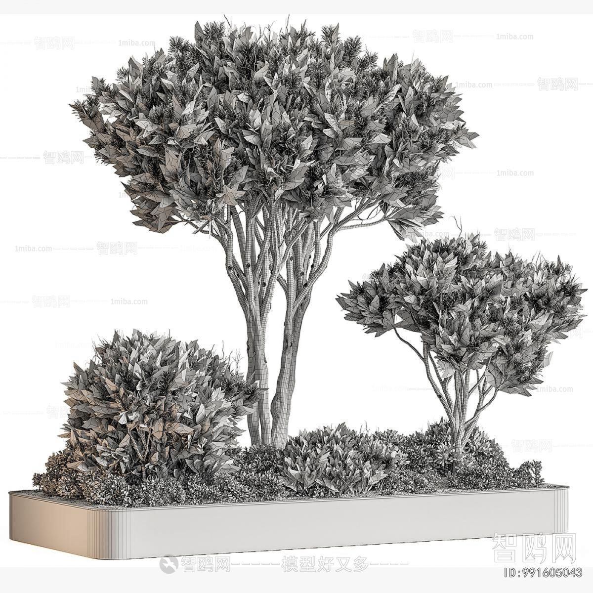 Modern Flower Bed, Flower Bowl, Flower Box