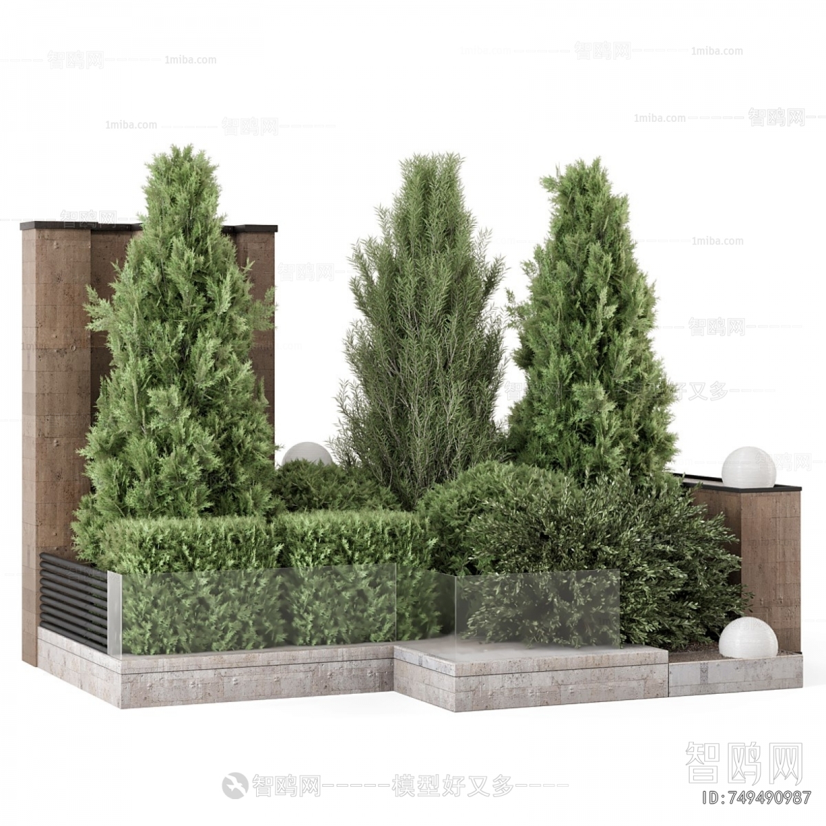 Modern Shrubbery