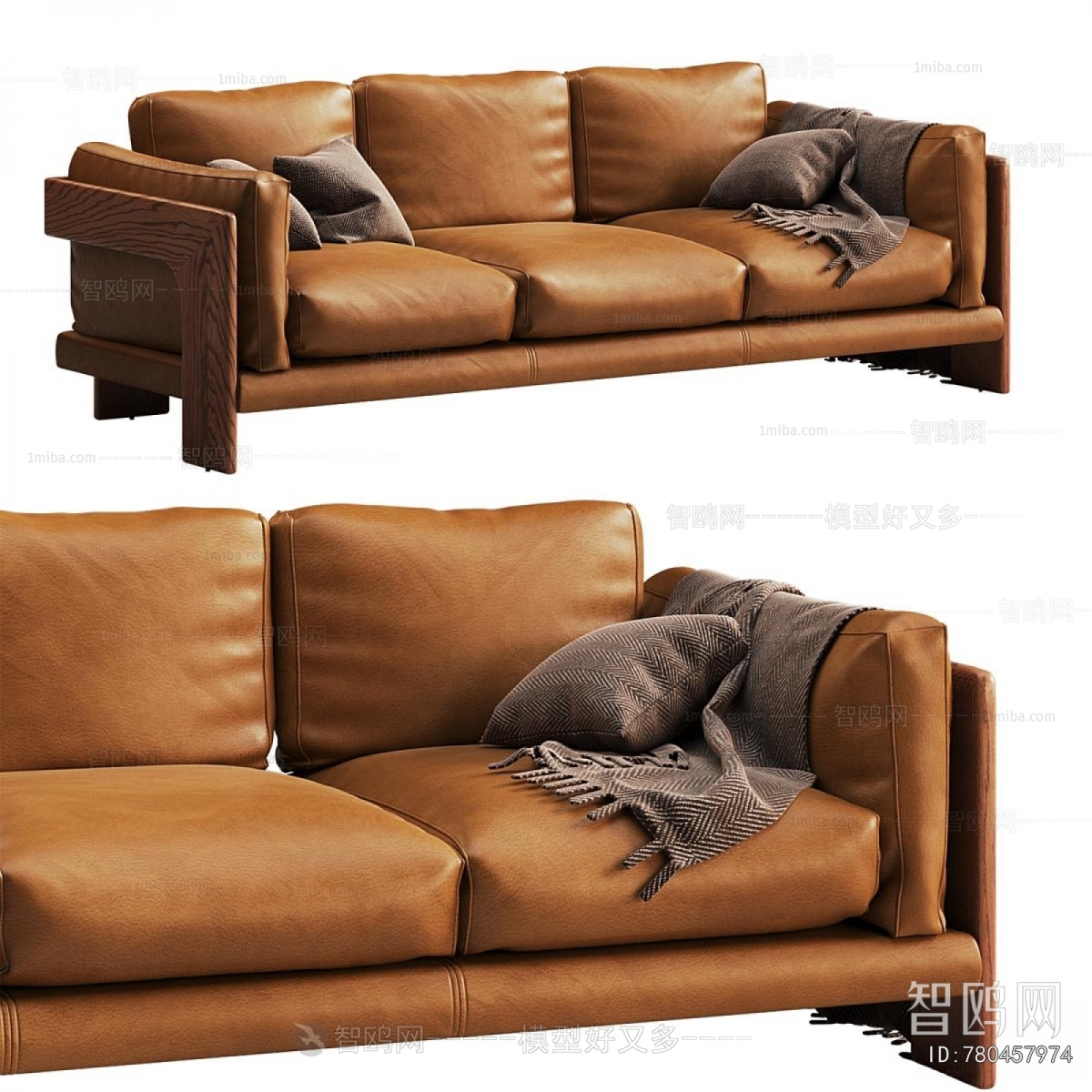 Modern Three-seat Sofa