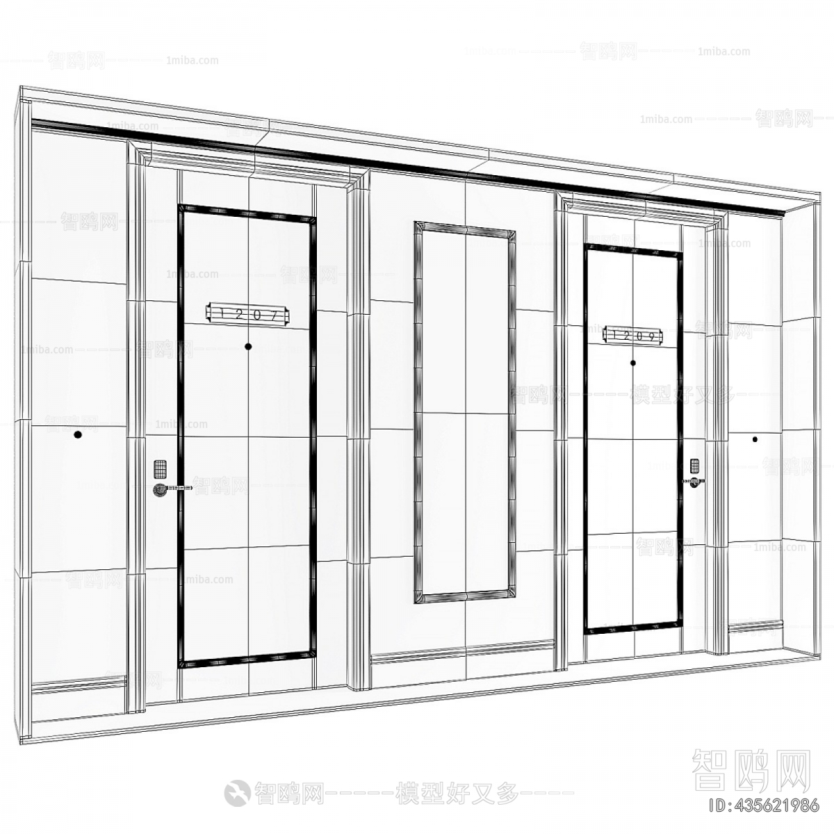 Modern Single Door