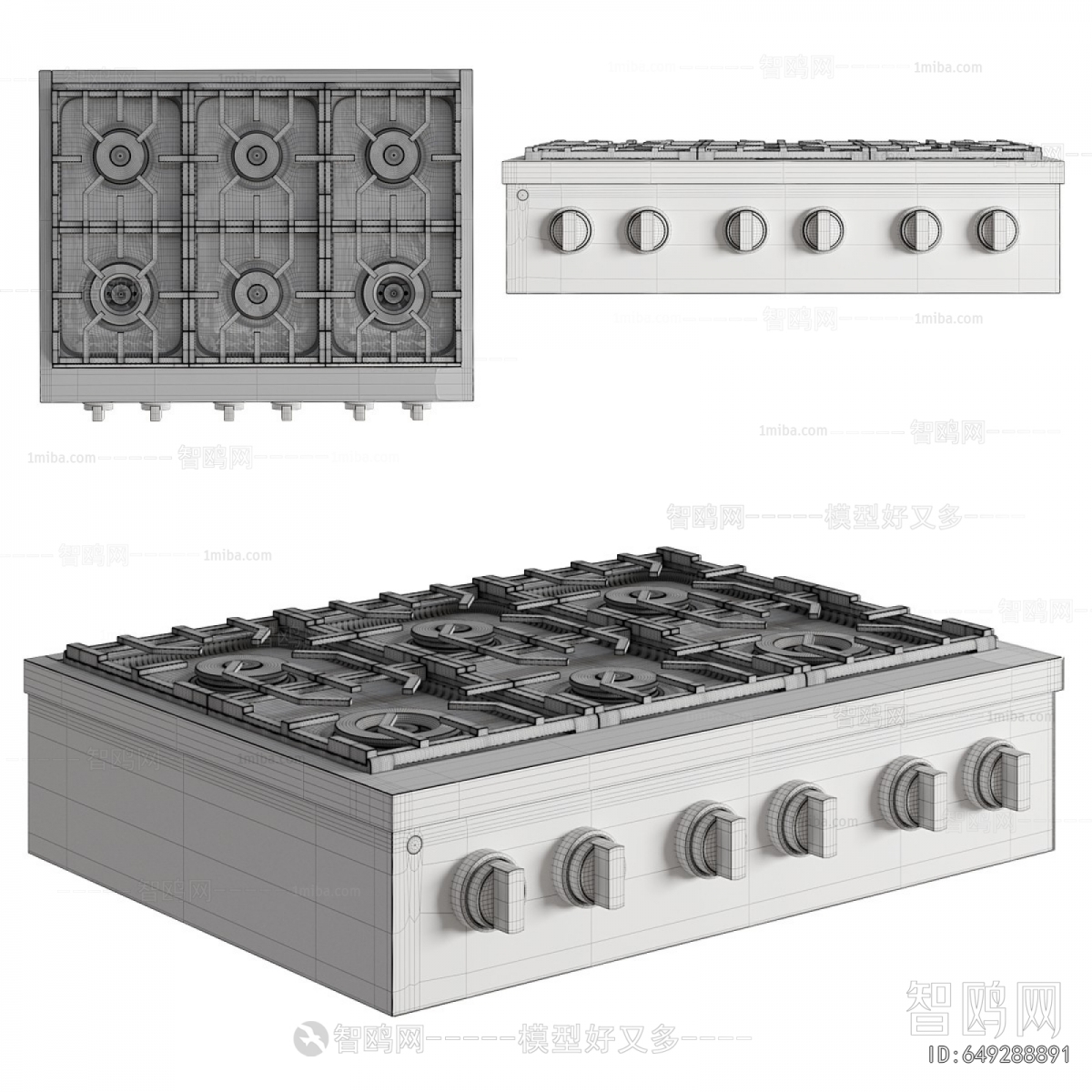 Modern Kitchen Electric Gas Range