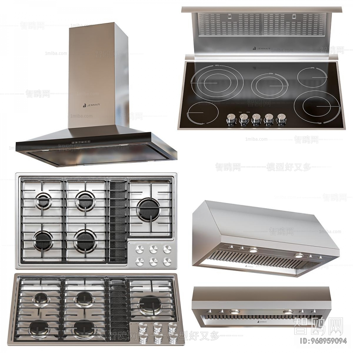 Modern Kitchen Electric Gas Range