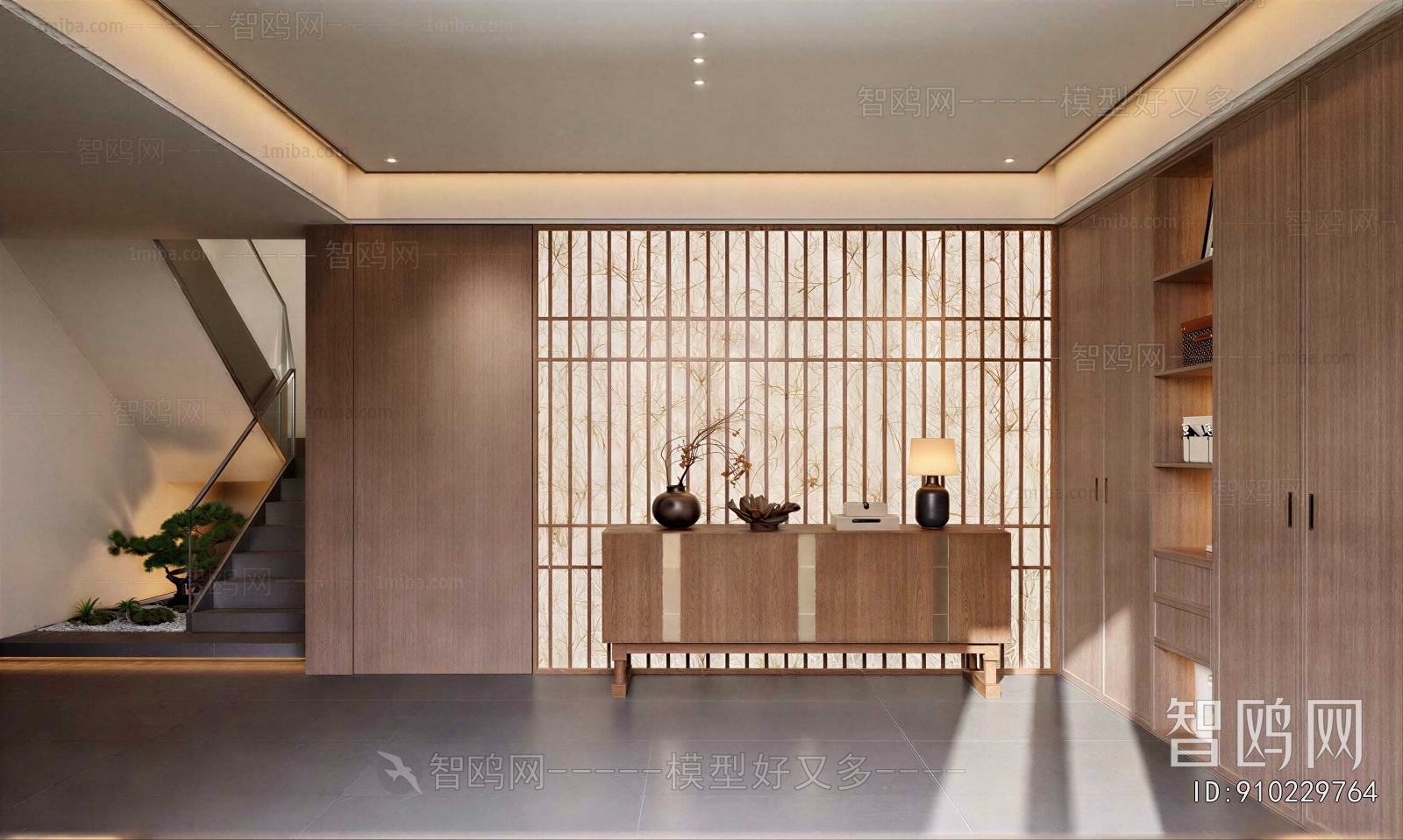 New Chinese Style Hallway