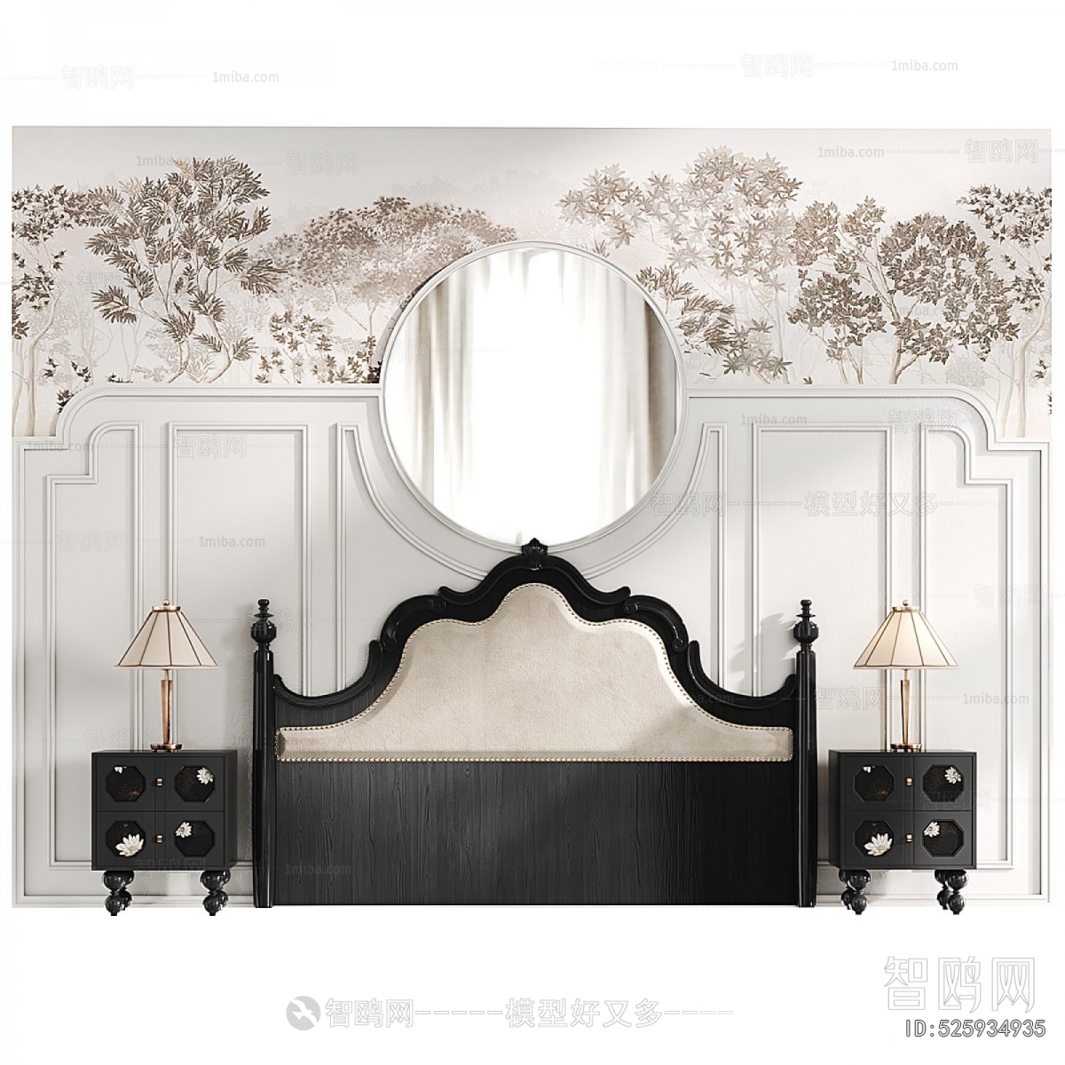 French Style TV Wall