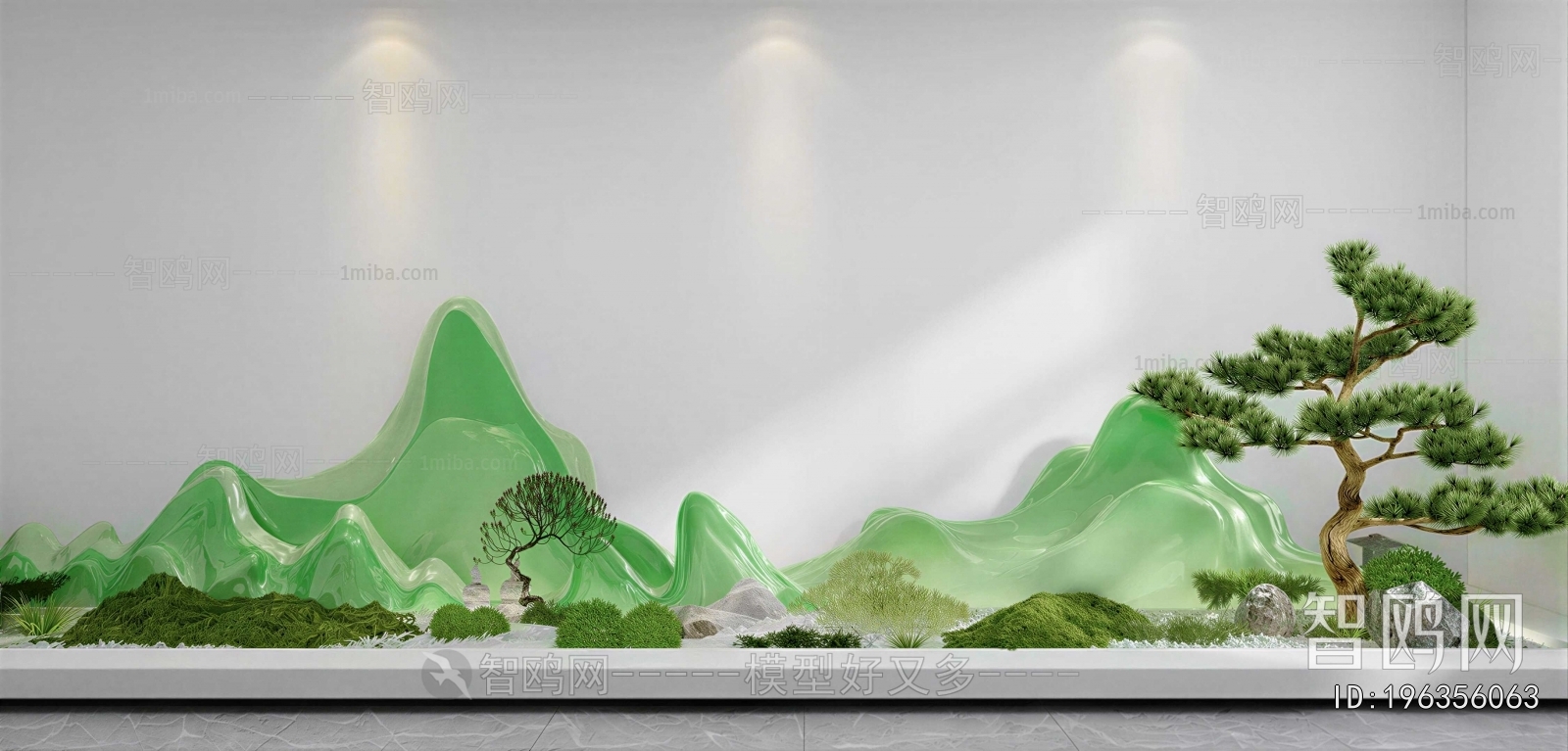 New Chinese Style Plant Landscaping