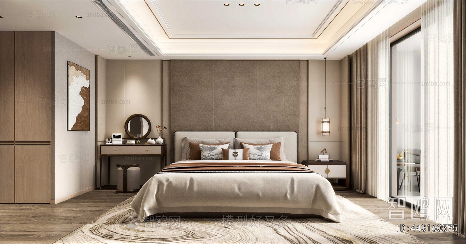 New Chinese Style Bedroom