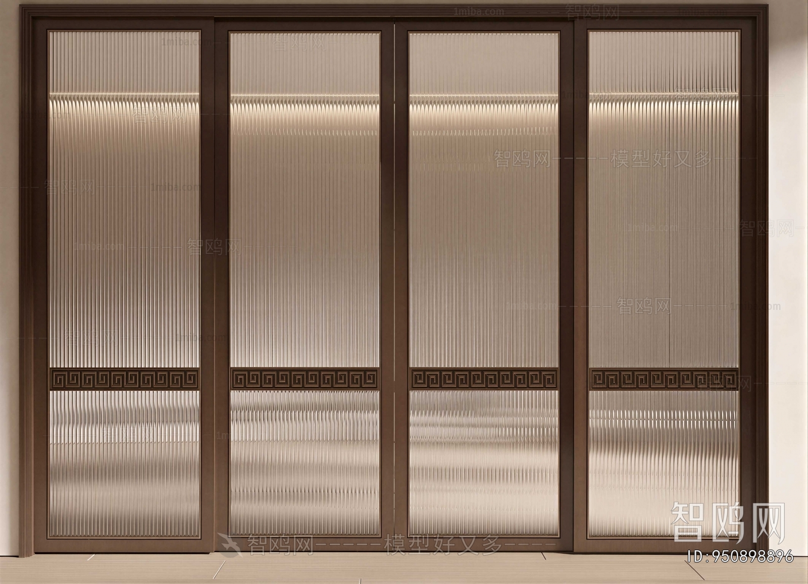 New Chinese Style Sliding Door